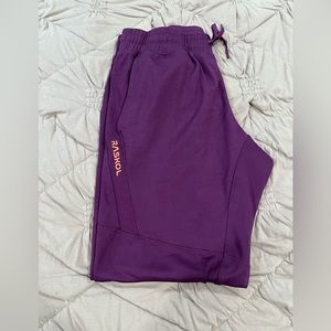 Raskol Weightlifters Jogger Pants - Men’s Size L - Purple “Peach Daddy’s”.